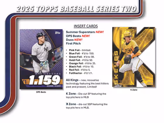 2025 Topps Series 2 Baseball MLB Jumbo Hobby Box view 2