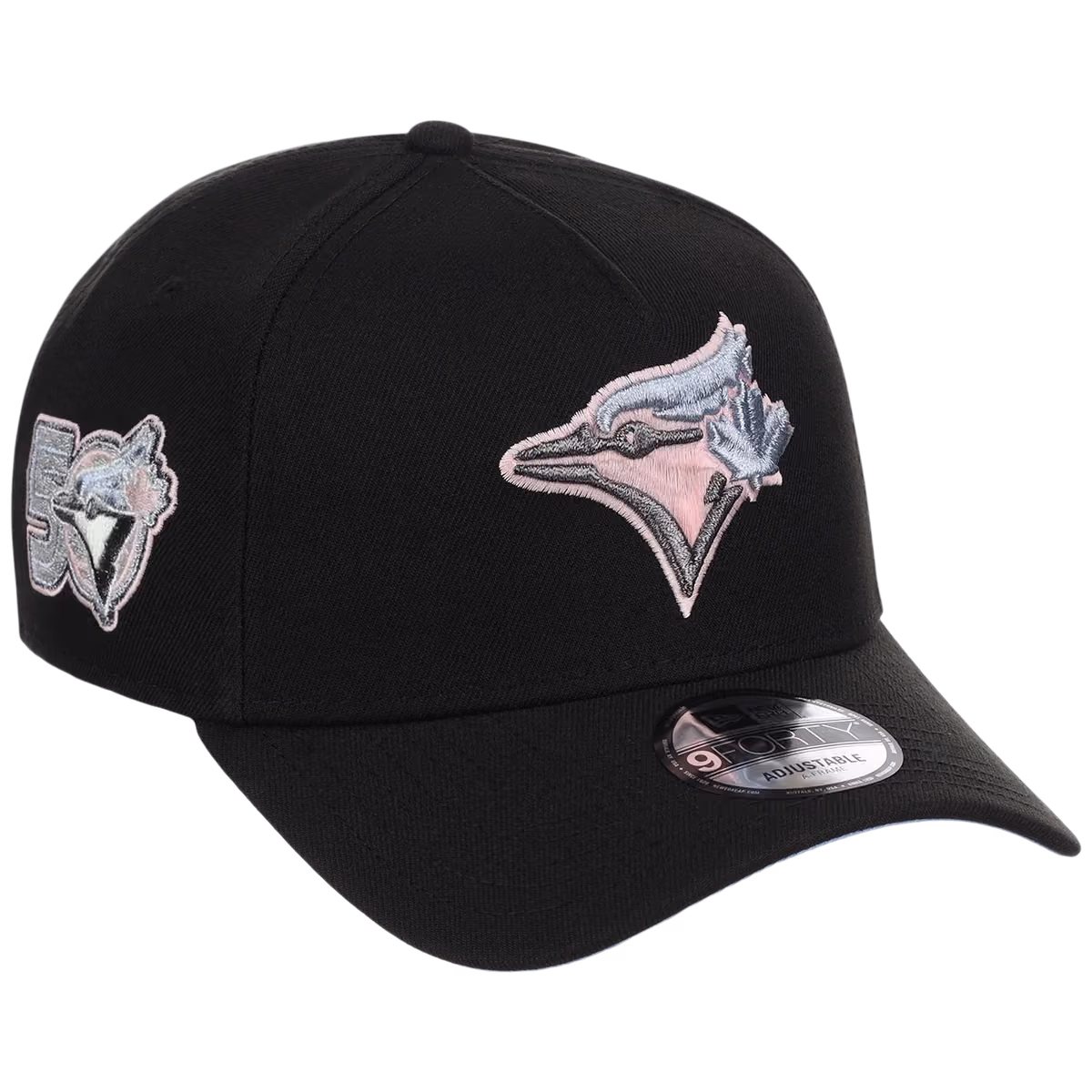 Toronto Blue Jays MLB Pewter Skies New Era 9FORTY A-Frame front view