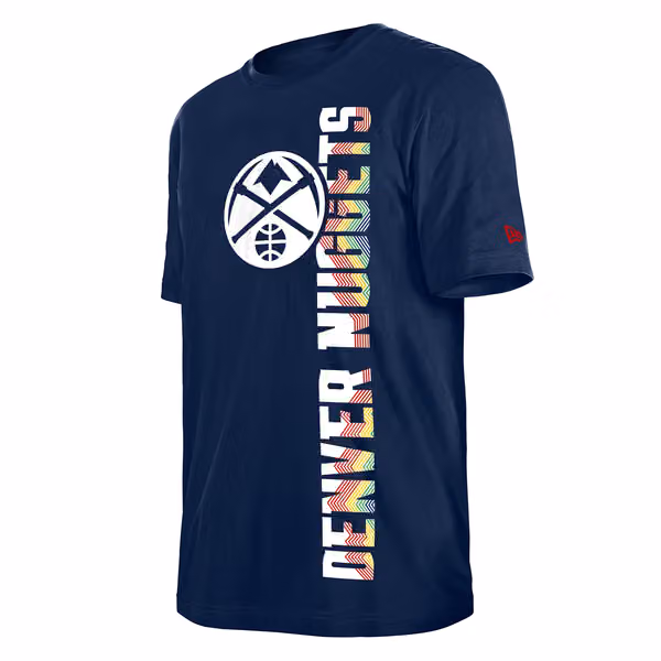 Denver Nuggets 2024 NBA City Edition New Era T-Shirt Navy view 3
