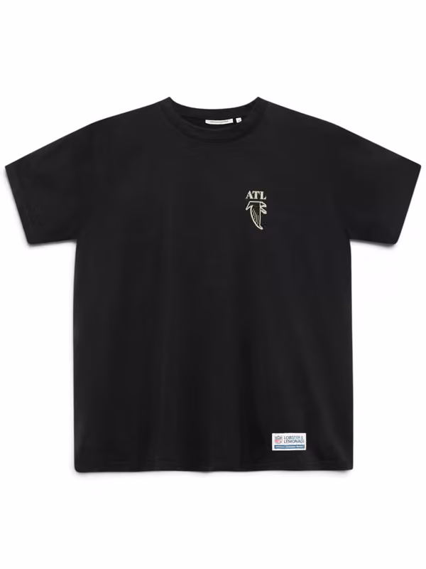 Atlanta Falcons L&L '89 Classics NFL T-Shirt Black view 2
