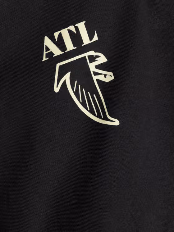 Atlanta Falcons L&L '89 Classics NFL T-Shirt Black view 3