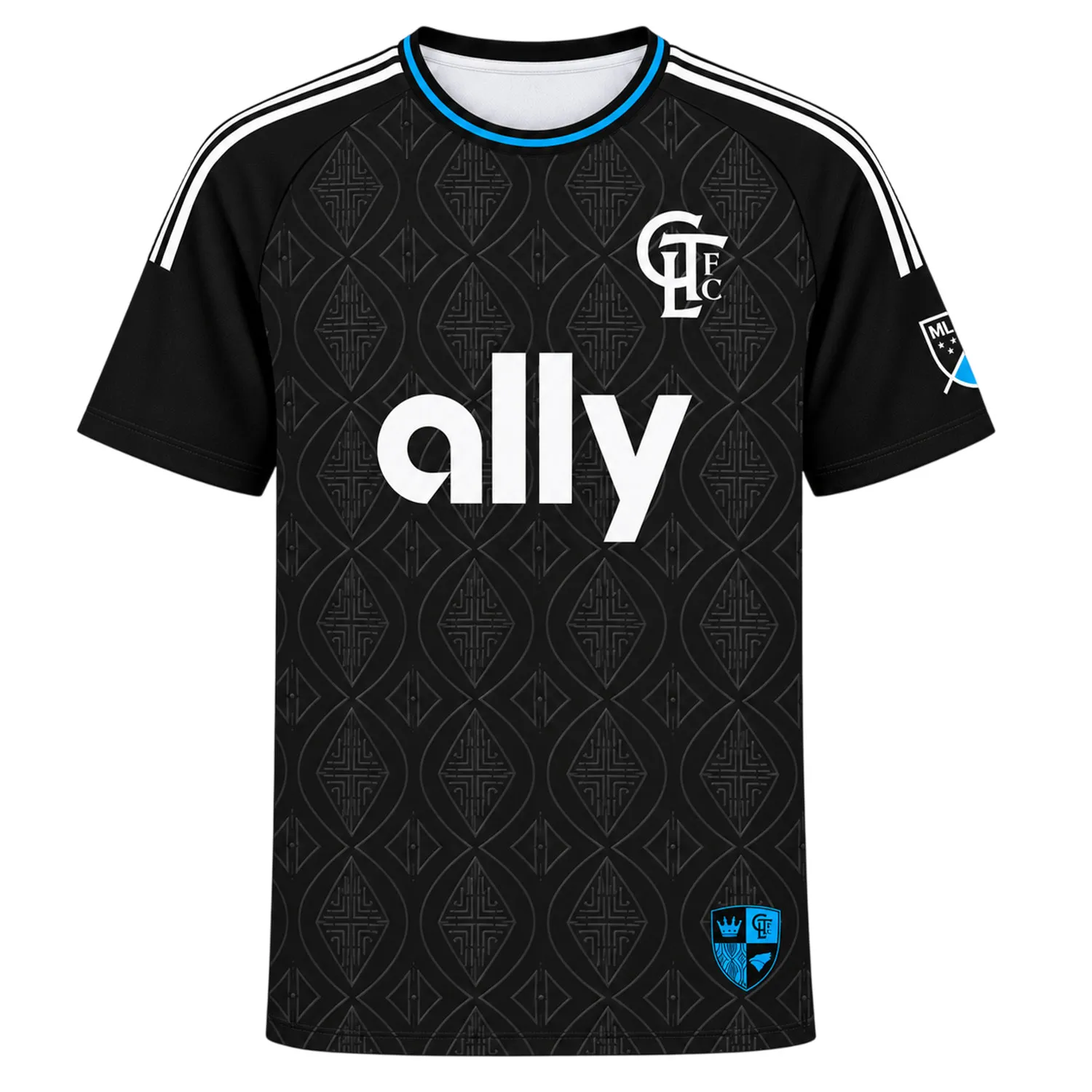 Charlotte FC Black Jersey 2026 Bold MLS Fanwear