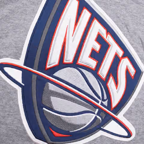 New Jersey Nets Mitchell & Ness Color Blocked Classic NBA T-Shirt view 2