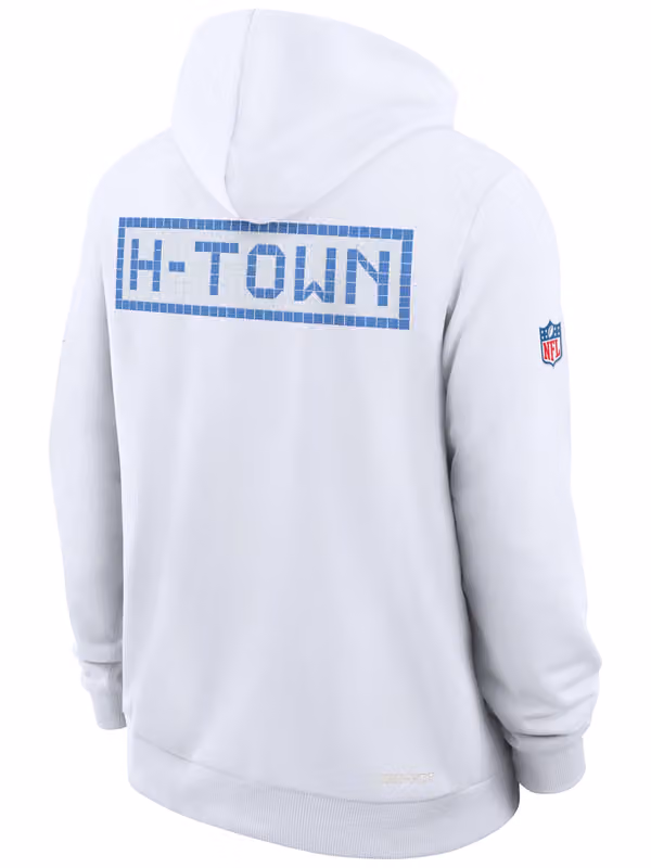 Houston Texans 2026 NFL Rivalries Sideline Standard Issue Hoodie White view 3