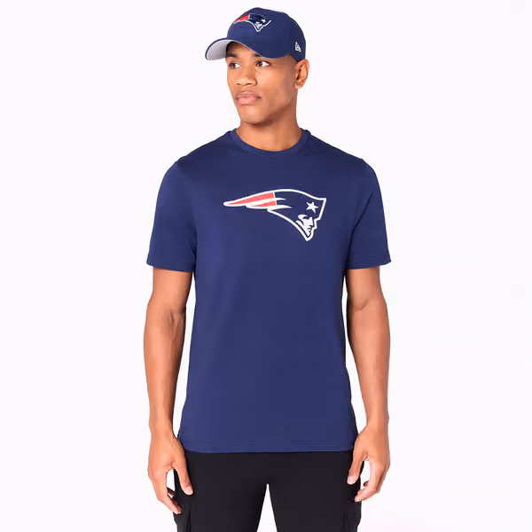 New England Patriots Team Logo New Era NFL T-Shirt Navy view 1