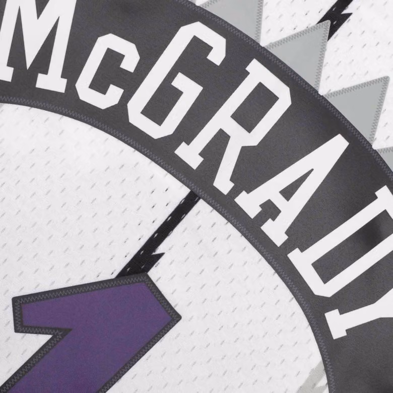 Tracy McGrady #1 Toronto Raptors 1998-99 Mitchell & Ness Swingman NBA Jersey White view 4