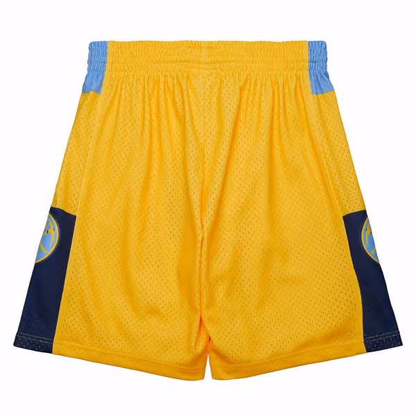 Denver Nuggets 2017-18 Swingman NBA Shorts Yellow view 2