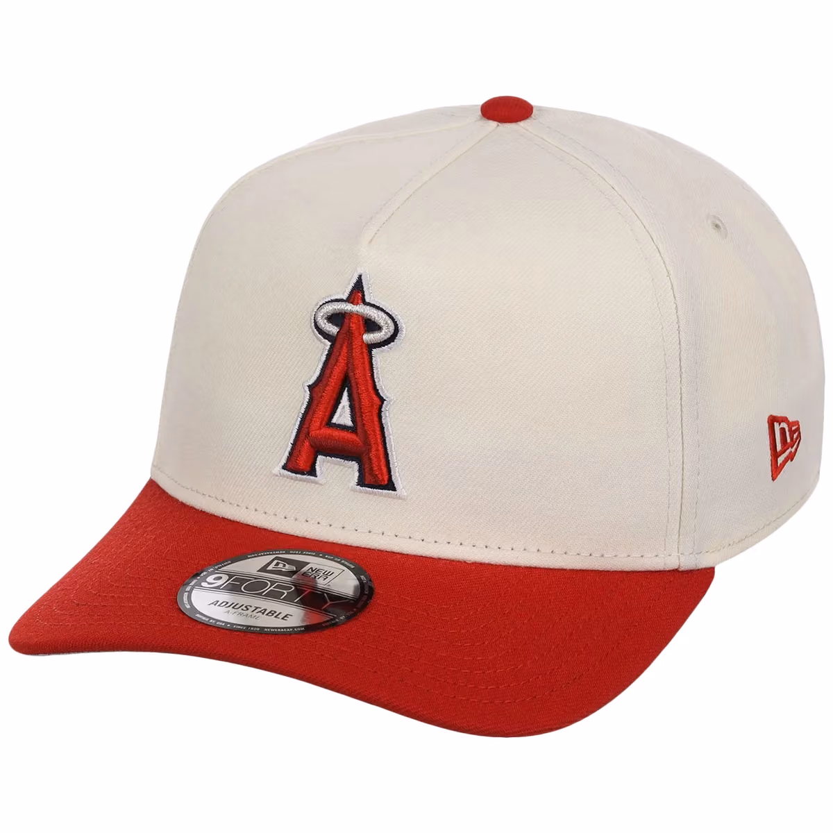 Anaheim Angels MLB Chrome OTC New Era 9FORTY A-Frame detail view
