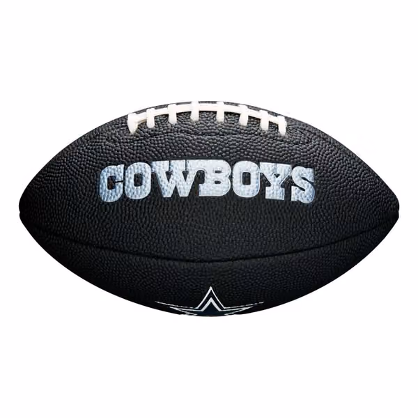 Dallas Cowboys NFL Wilson Mini Football Black view 1
