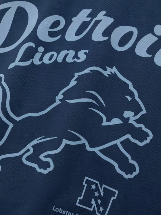 Detroit Lions L&L '96 Classics NFL Crew Sweater Navy view 3