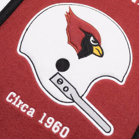 Arizona Cardinals Logo Evolution NFL Wool Banner view 3