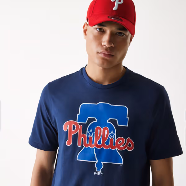 Philadelphia Phillies Team Logo New Era MLB T-Shirt Navy view 5