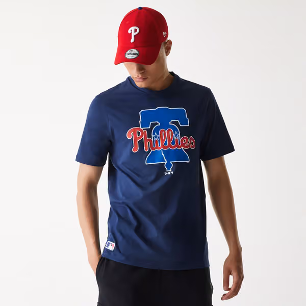 Philadelphia Phillies Team Logo New Era MLB T-Shirt Navy view 1