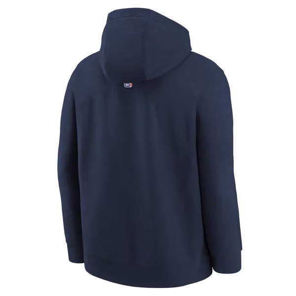 Los Angeles Clippers NBA Logo Nike Club Hoodie Navy (YOUTH) view 2