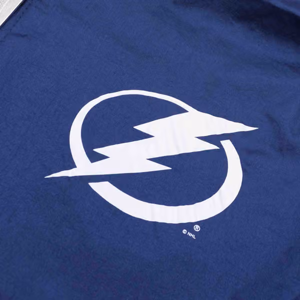 Tampa Bay Lightning Undeniable Mitchell & Ness NHL Windbreaker Jacket view 3