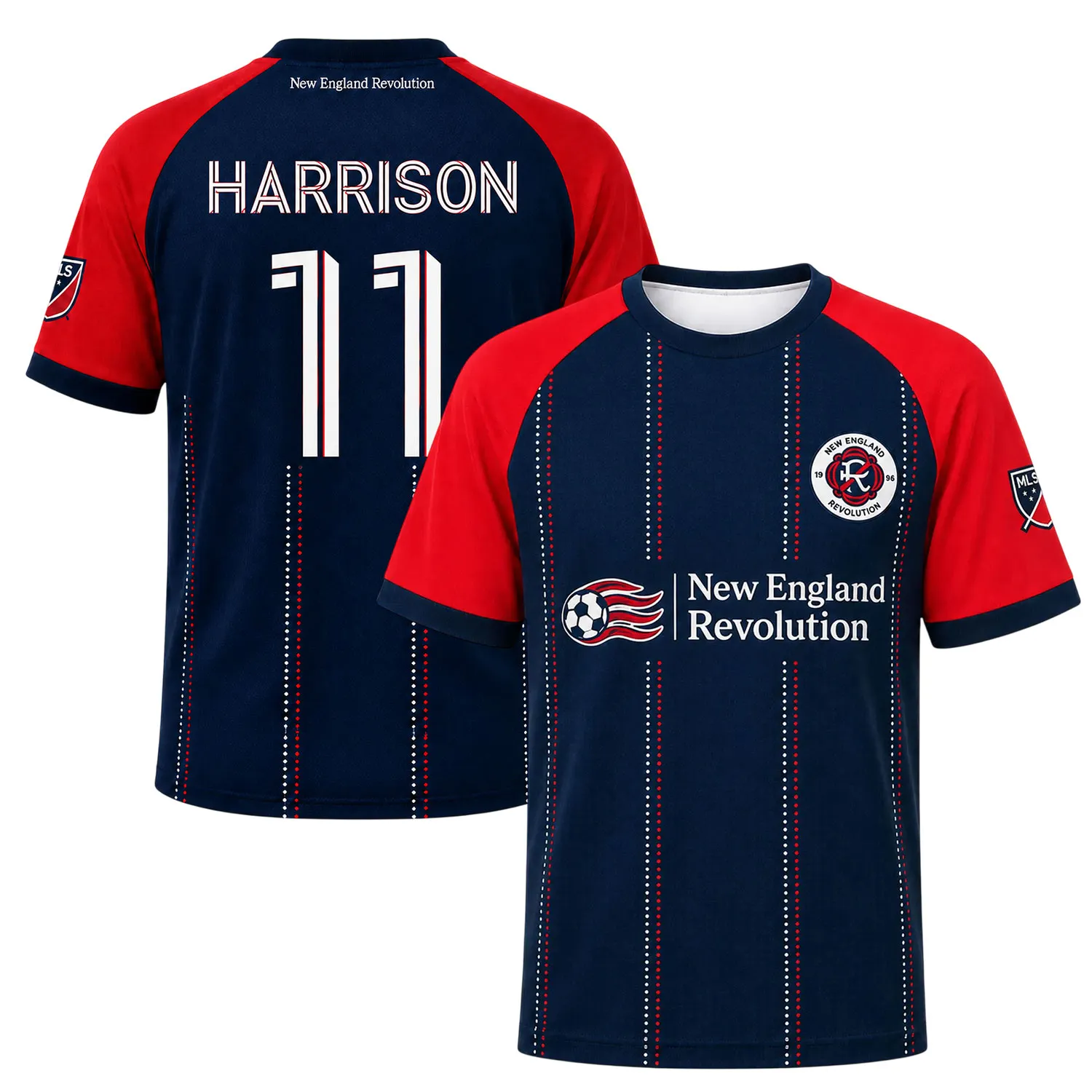NE Revolution Jack Harrison Jersey Powerful Fan Gear