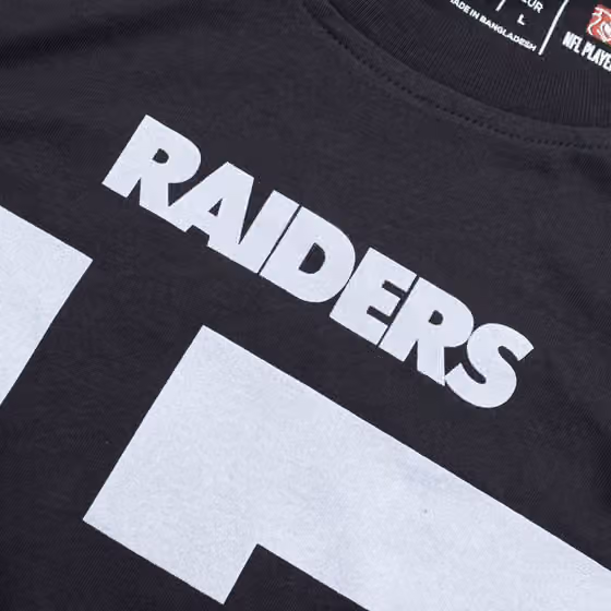 Davante Adams #17 Las Vegas Raiders Player NFL T-Shirt Black view 5
