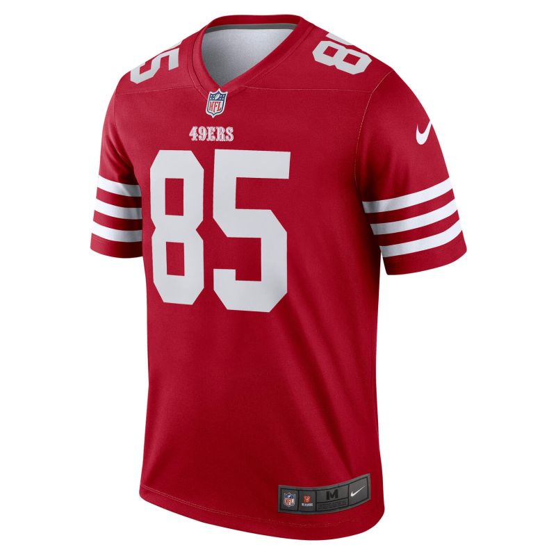 George Kittle #85 San Francisco 49ers Nike Legend NFL Jersey Red view 2