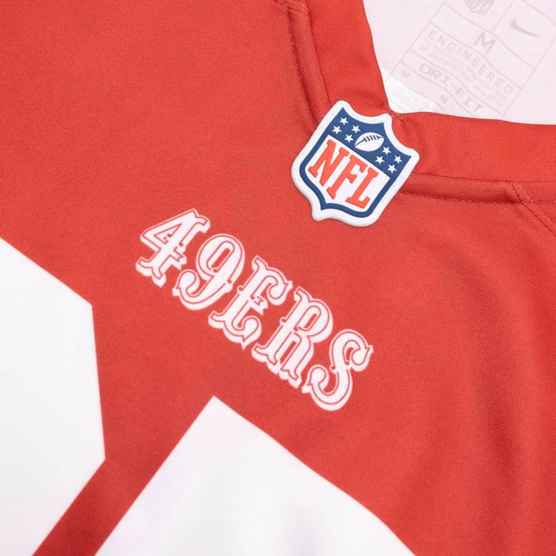 George Kittle #85 San Francisco 49ers Nike Legend NFL Jersey Red view 5