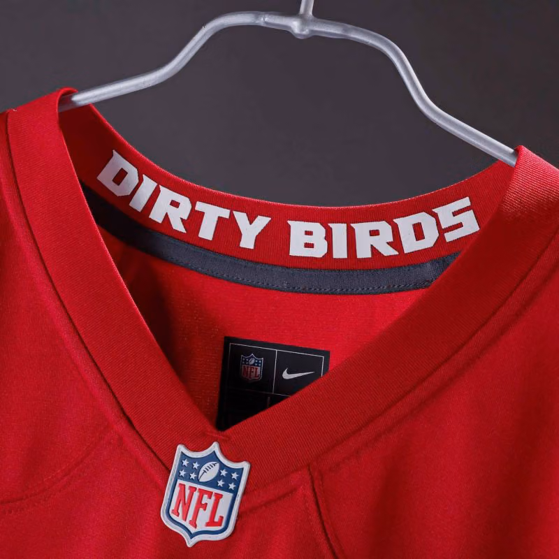 Michael Penix Jr. #9 Atlanta Falcons 2026 Game NFL Jersey Red view 4