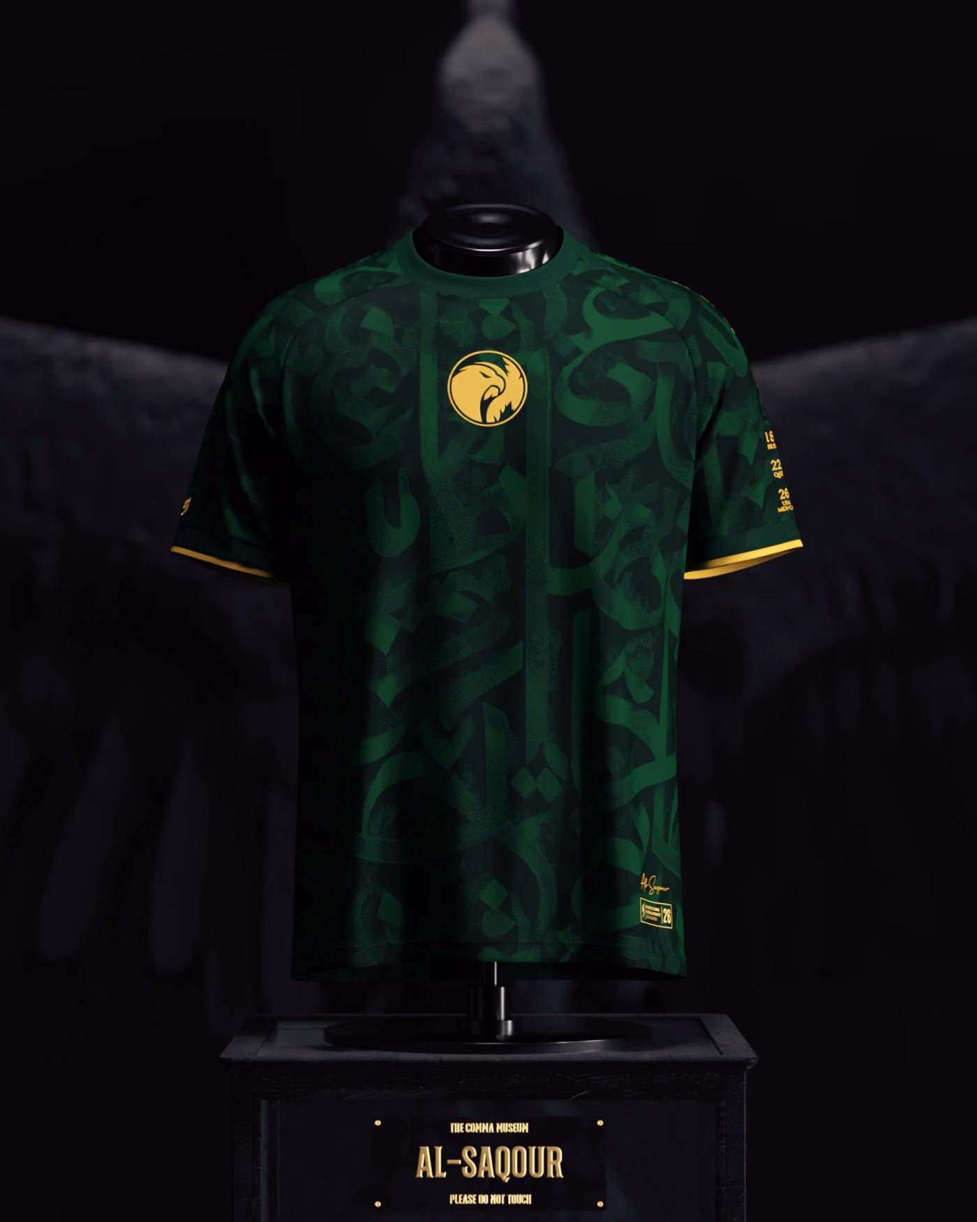 Jersevo Custom Personalized Saudi Arabia Heritage Jersey (2026WC Edition) front view