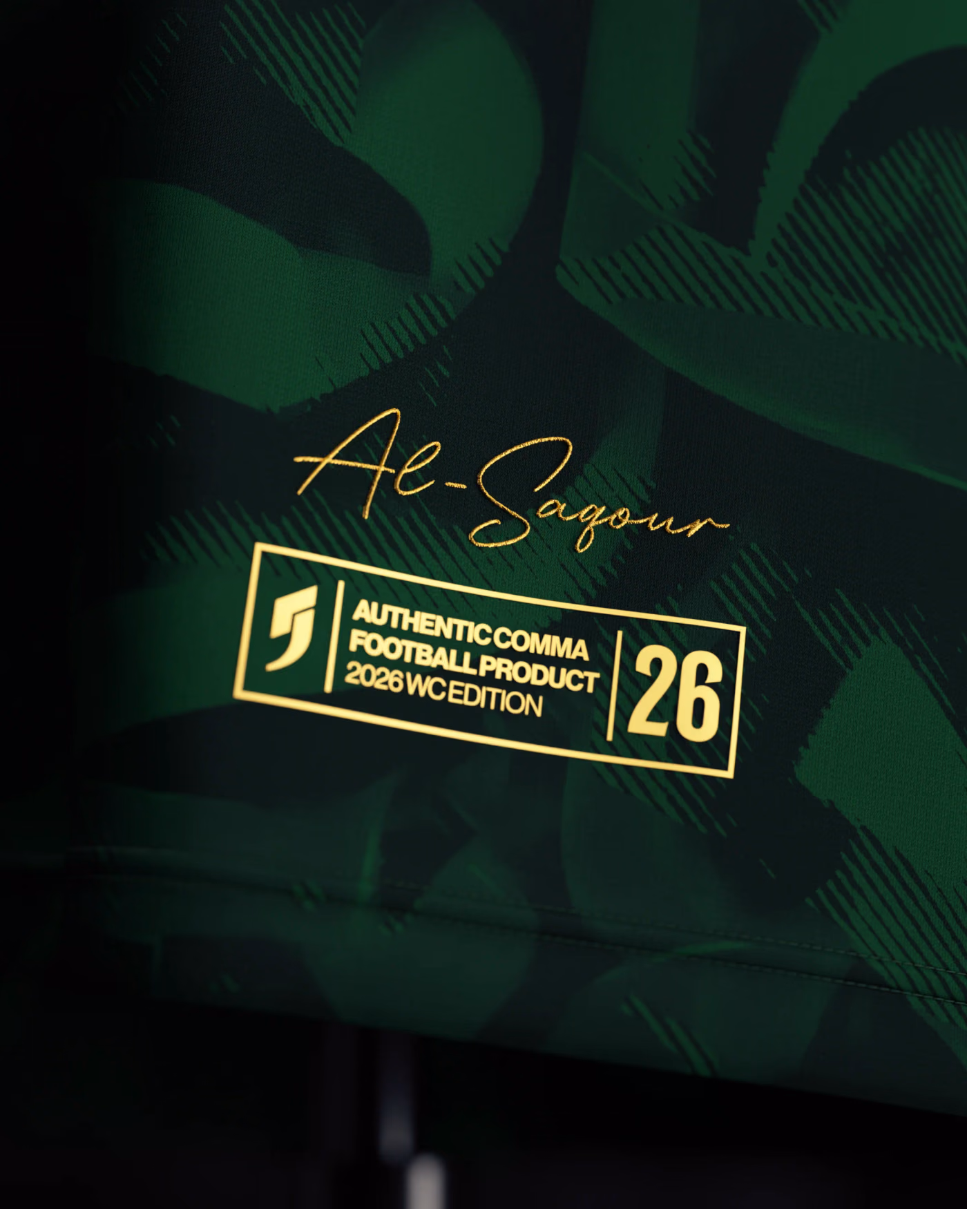 Jersevo Custom Personalized Saudi Arabia Heritage Jersey (2026WC Edition) detail view 6