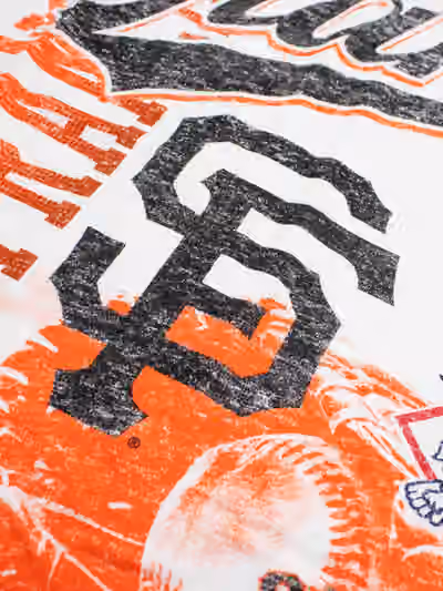 San Francisco Giants Division Oversized MLB T-Shirt White view 3