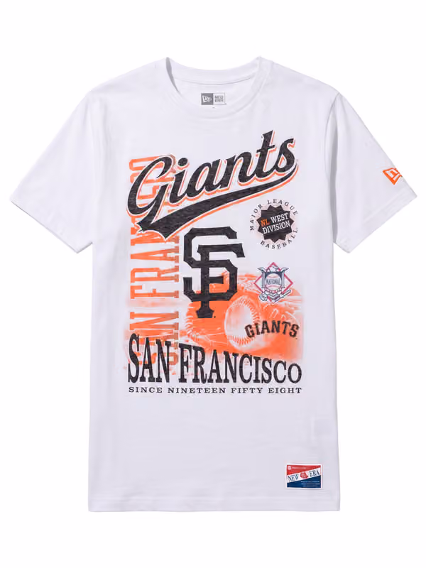San Francisco Giants Division Oversized MLB T-Shirt White view 1