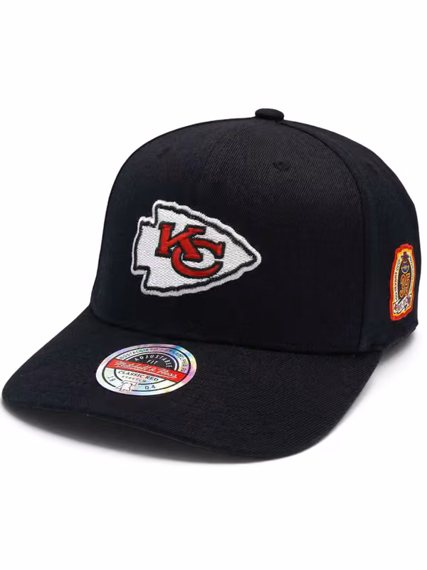 Kansas City Chiefs Black Out Sidepatch Classic Red Stretch-Snap NFL Cap Black product photo