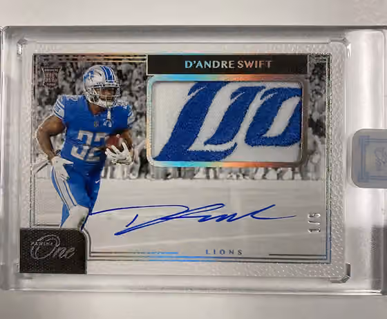 2020 Panini ONE Football Hobby Box NFL view 5