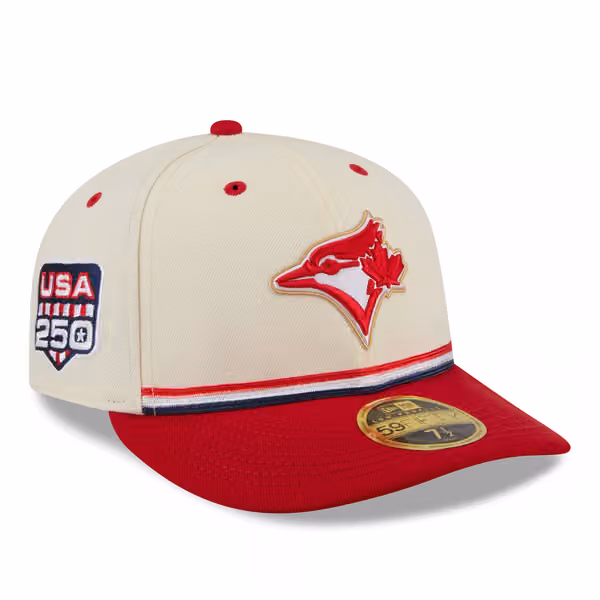 Toronto Blue Jays 2026 4th of July USA 250 Low Profile 59FIFTY Fitted MLB Cap product photo