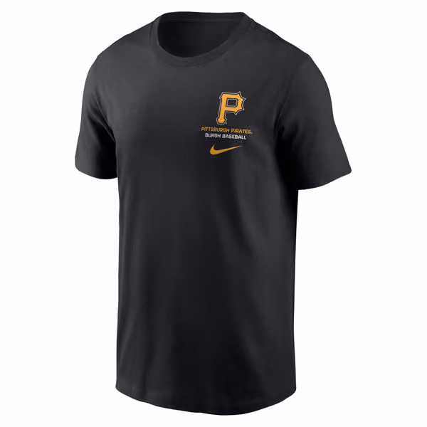 Pittsburgh Pirates Primetime 2-Hit T-Shirt Black view 2