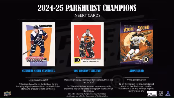 2024/25 Upper Deck Parkhurst Champions Hockey NHL Hobby Box view 4