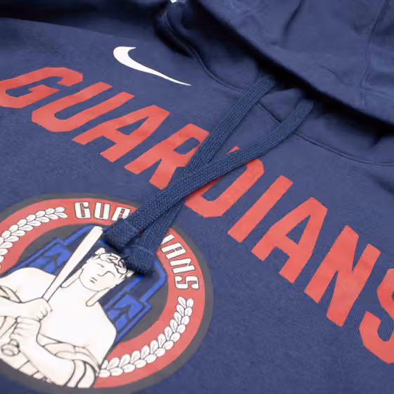Cleveland Guardians City Connect Club MLB Hoodie Navy view 3