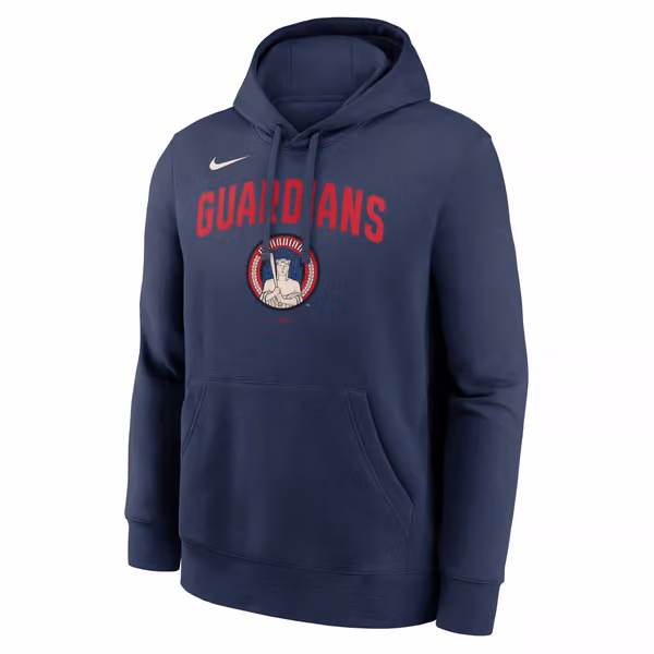 Cleveland Guardians City Connect Club MLB Hoodie Navy view 1