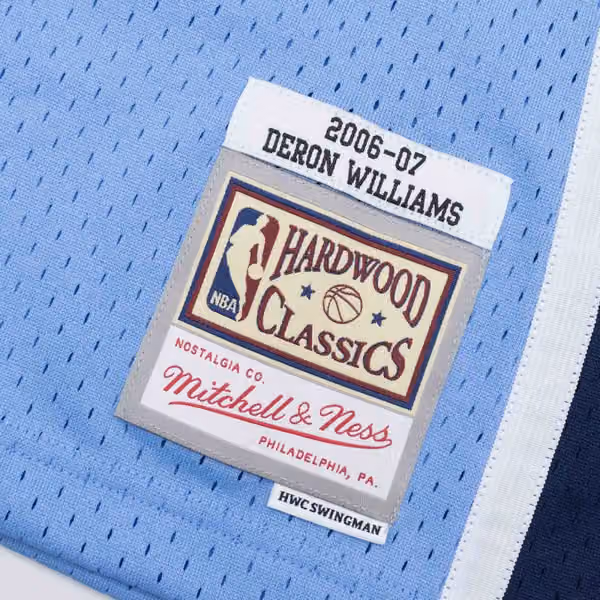Deron Williams #8 Utah Jazz 2006-07 Mitchell & Ness Swingman NBA Jersey Blue view 3