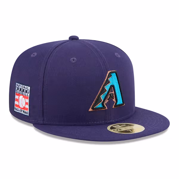 Arizona Diamondbacks 2025 MLB Hall of Fame 59FIFTY Fitted Cap Purple product photo