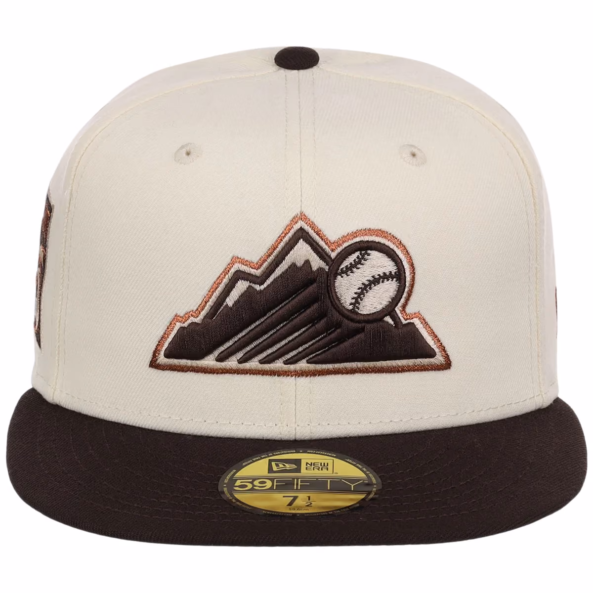 Colorado Rockies MLB Walnut Reserve New Era 59FIFTY detail view