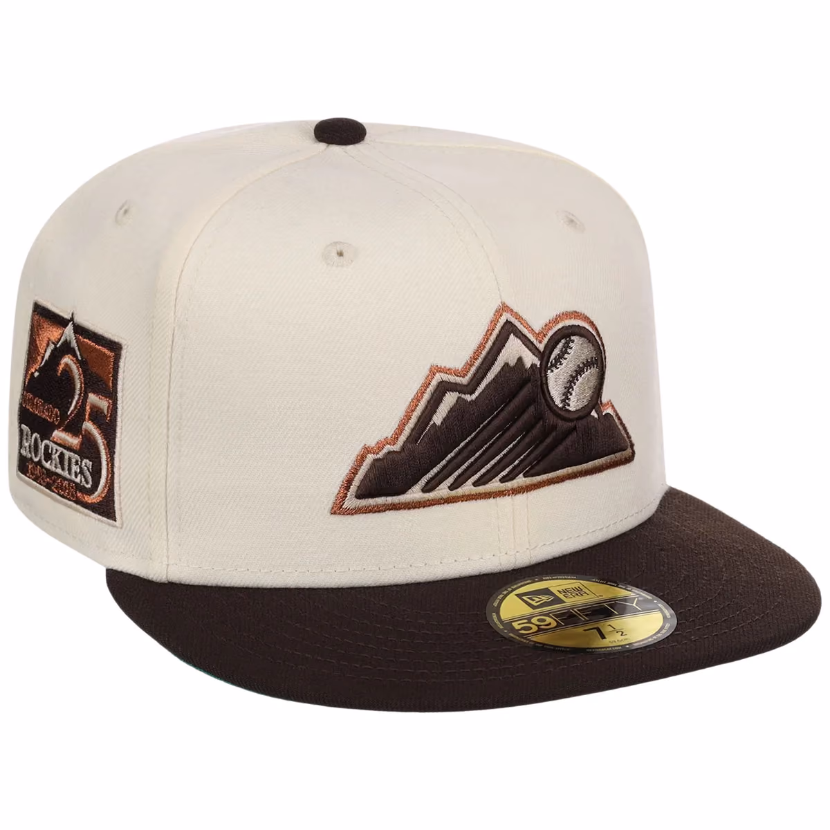 Colorado Rockies MLB Walnut Reserve New Era 59FIFTY front view