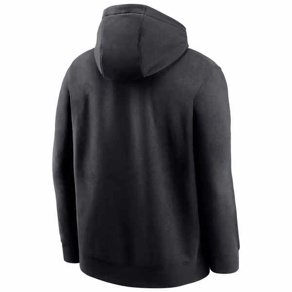 Las Vegas Raiders Rewind Logo Nike Club NFL Hoodie Black view 2