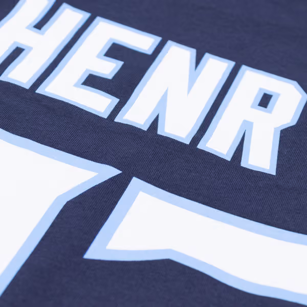 Derrick Henry #22 Tennessee Titans Iconic Player NFL T-Shirt Navy view 4