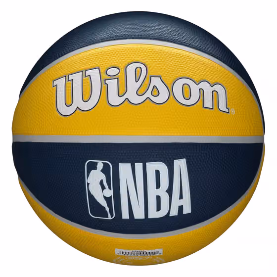 Indiana Pacers Team Tribute Wilson NBA Basketball (Size 7) view 2