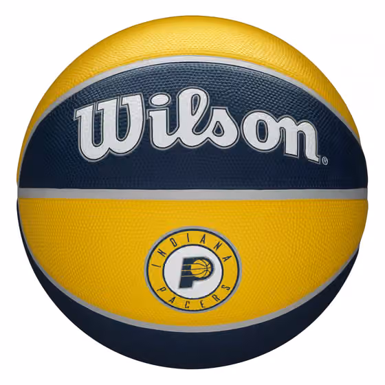 Indiana Pacers Team Tribute Wilson NBA Basketball (Size 7) view 1