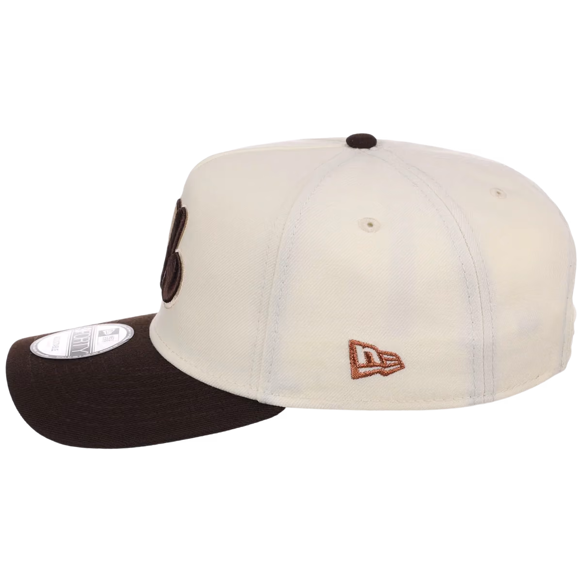 Montreal Expos MLB Walnut Reserve New Era 9FORTY A-Frame detail view