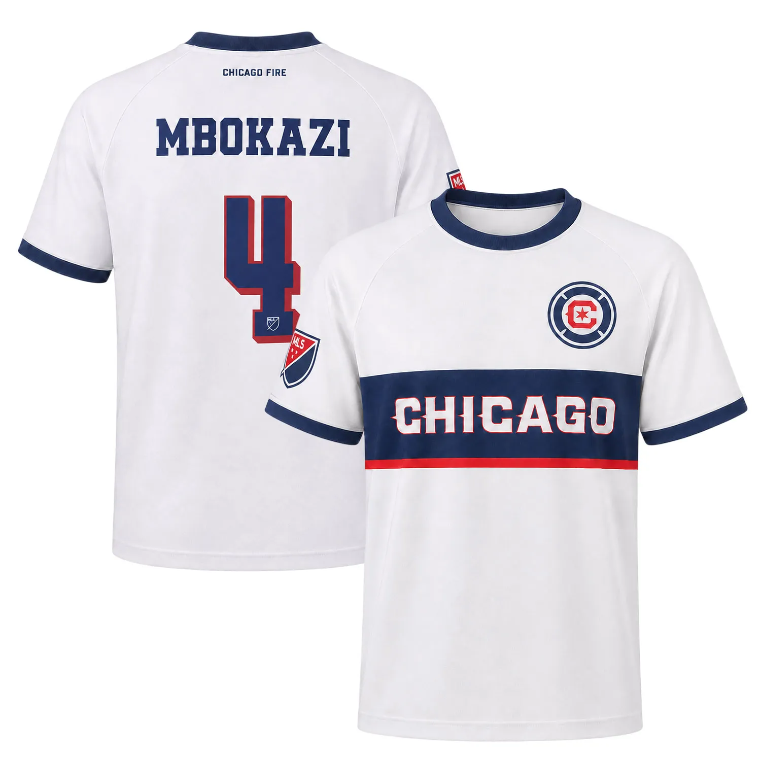 Mbekezeli Mbokazi Chicago Fire White Jersey – Elite No. 4
