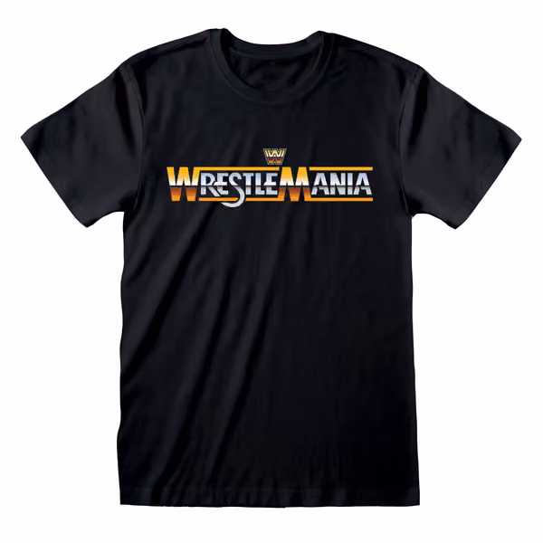 Classic Wrestlemania WWE T-Shirt Black view 1