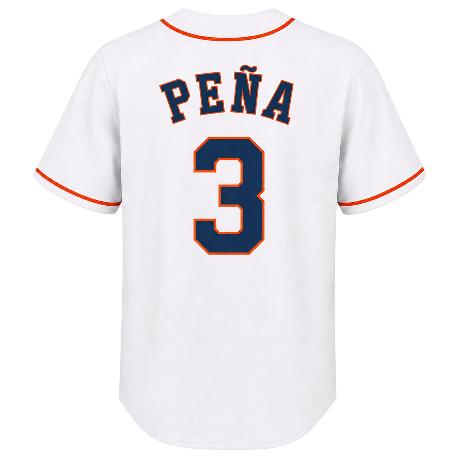 Jeremy Pena Astros Jersey Elite White Baseball Look