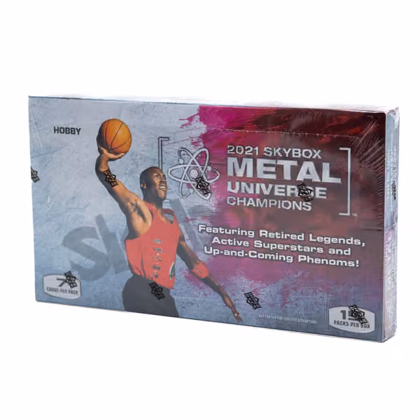 2021 Upper Deck Skybox Metal Universe Champions Hobby Box view 1