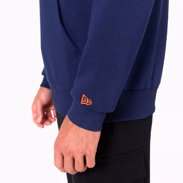 Denver Broncos Logo Hoodie New Era NFL Sweatshirt Navy view 4