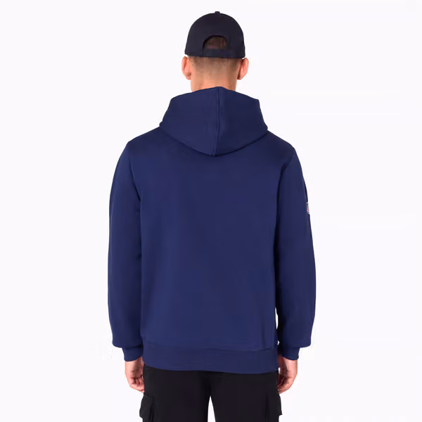 Denver Broncos Logo Hoodie New Era NFL Sweatshirt Navy view 2